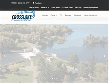 Tablet Screenshot of crosslake.net